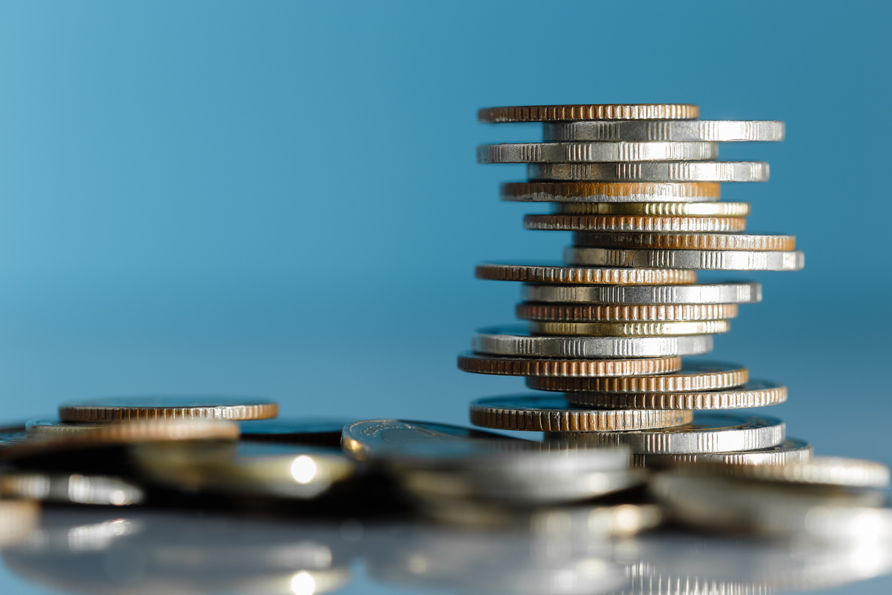 Image of stacked coins