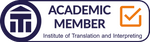Logo for Academic members of the Institute of Translation and Interpreting