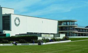 Photo of the De La Warr Pavilion in Bexhill-on-Sea, UK.