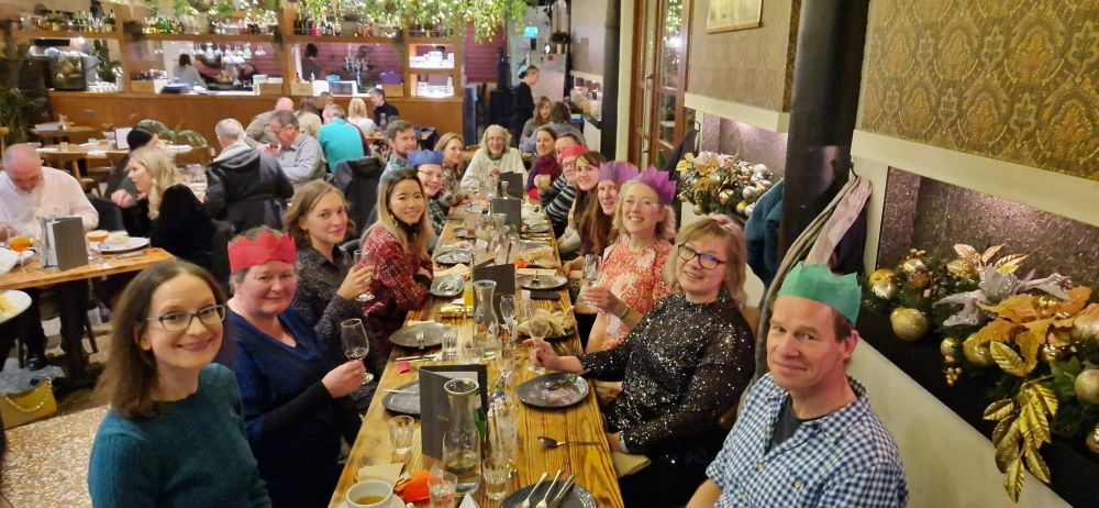 Bulletin Anna George at WRG Christmas meal 2023.jpg